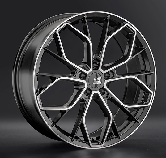 Диски LS wheels FlowForming RC71 8.5 х 20 5*114,3 Et: 45 Dia: 67.1 черный полностью полированный