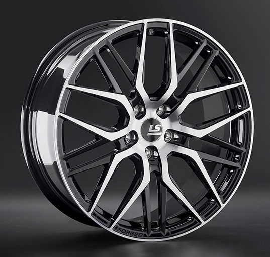 Диски LS Forged FG04 8.5 х 19 5*112 Et: 25 Dia: 66.6 черный полностью полированный