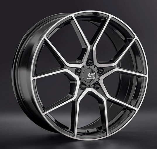 Диски LS wheels FlowForming RC72 8.5 х 19 5*120 Et: 41.5 Dia: 72.6 черный полностью полированный