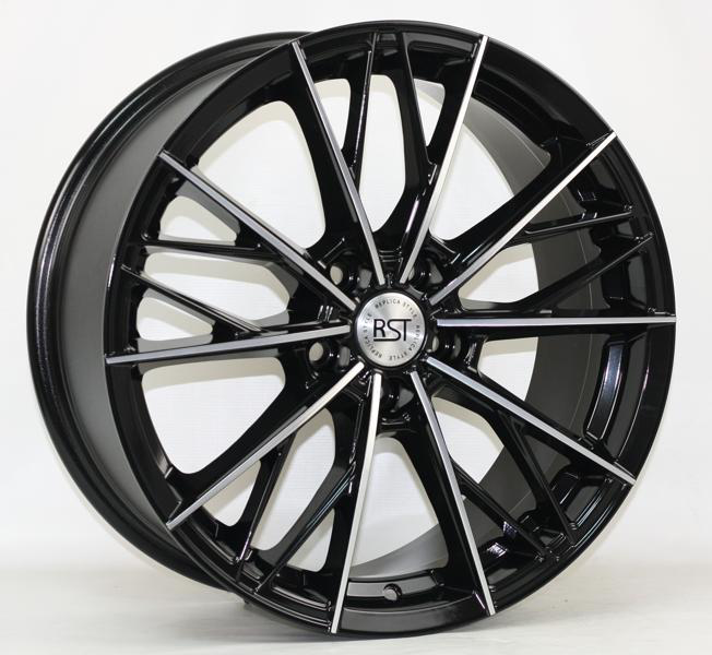 Диски RST R248 8 х 18 5*108 Et: 45 Dia: 63.4 черный с проточкой глянцевый