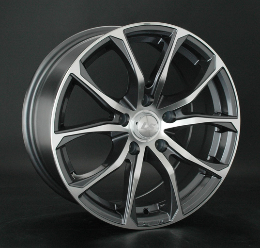 Диски LS wheels LS 764 7.5 х 17 5*112 Et: 40 Dia: 66.6 серый с полировкой