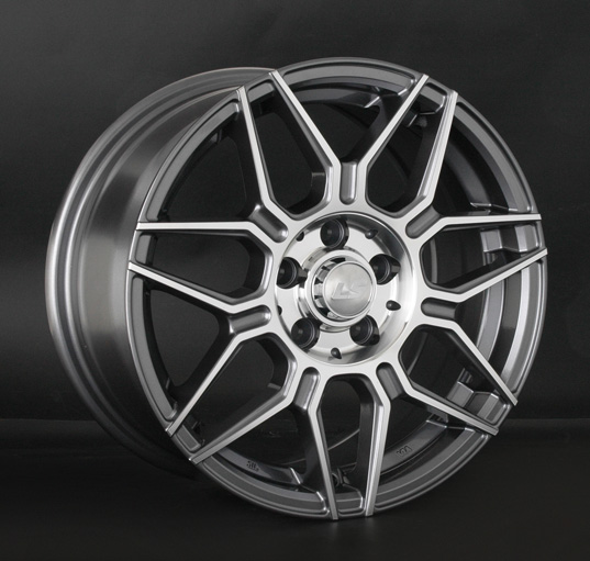 Диски LS wheels LS 785 6.5 х 15 5*100 Et: 38 Dia: 57.1 серый с полировкой