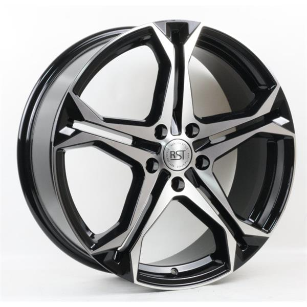 Диски RST R099 7.5 х 19 5*114,3 Et: 35 Dia: 67.1 черный с проточкой глянцевый