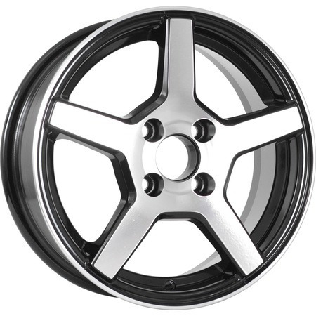 Диски RST R024 5.5 х 14 4*100 Et: 40 Dia: 60.1 черный с проточкой глянцевый