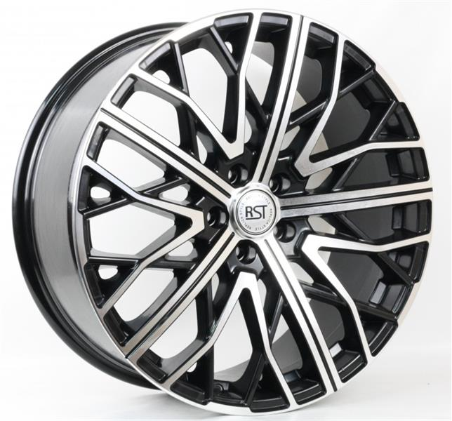 Диски RST R002 8.5 х 20 5*120 Et: 47 Dia: 72.6 черный с проточкой глянцевый