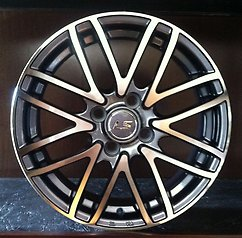 Диски LS wheels H3002 6 х 15 4*100 Et: 40 Dia: 73.1 серый с полировкой