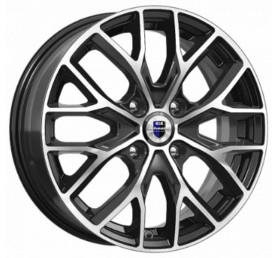 Диски K&K Лилиом-оригинал 6 х 16 4*100 Et: 49 Dia: 54.1 черный с проточкой глянцевый