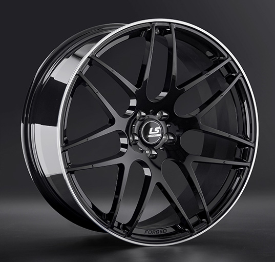 Диски LS Forged FG09 9.5 х 20 5*112 Et: 55 Dia: 66.6 черный с полированным ободом