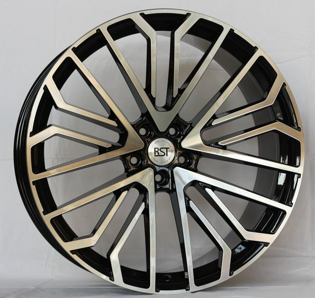 Диски RST R2206FF 10 х 22 5*112 Et: 20 Dia: 66.6 черный с проточкой глянцевый