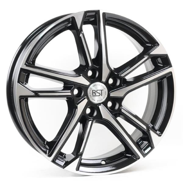 Диски RST R197 6.5 х 17 5*108 Et: 40 Dia: 65.1 черный с проточкой глянцевый