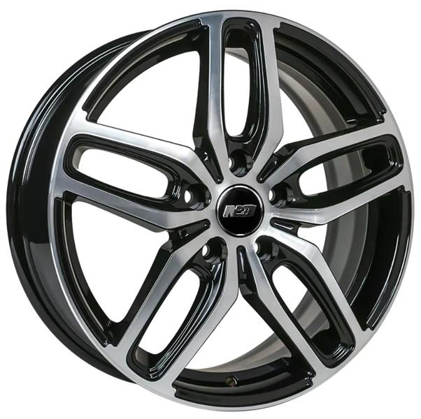 Диски N2O V2200 6.5 х 17 5*114,3 Et: 50 Dia: 64.1 черный с проточкой глянцевый
