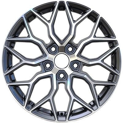Диски VENTI 1719 7 х 17 5*108 Et: 45 Dia: 60.1 черный с проточкой глянцевый