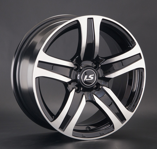 Диски LS wheels LS145 6.5 х 15 5*100 Et: 38 Dia: 57.1 черный полностью полированный