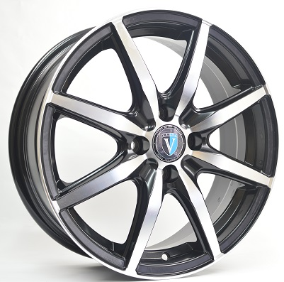 Диски VENTI 1605 6 х 16 4*100 Et: 50 Dia: 60.1 черный с проточкой глянцевый