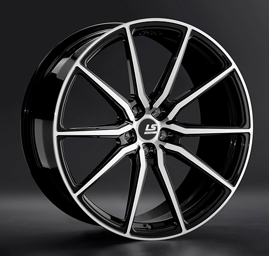 Диски LS Forged FG01 9.5 х 21 5*112 Et: 36 Dia: 66.6 черный полностью полированный