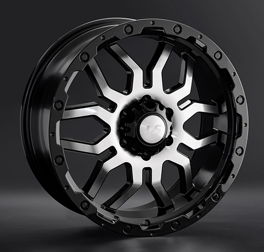 Диски LS wheels LS1285 7.5 х 17 6*139,7 Et: 38 Dia: 67.1 черный полностью полированный