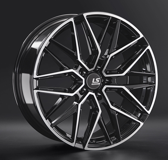 Диски LS wheels FlowForming RC59 9 х 20 5*112 Et: 35 Dia: 66.6 черный полностью полированный