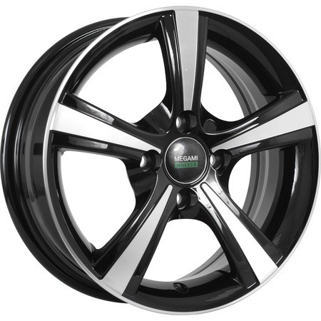 Диски Megami MGM-10 5.5 х 14 4*100 Et: 40 Dia: 60.1 черный полностью полированный