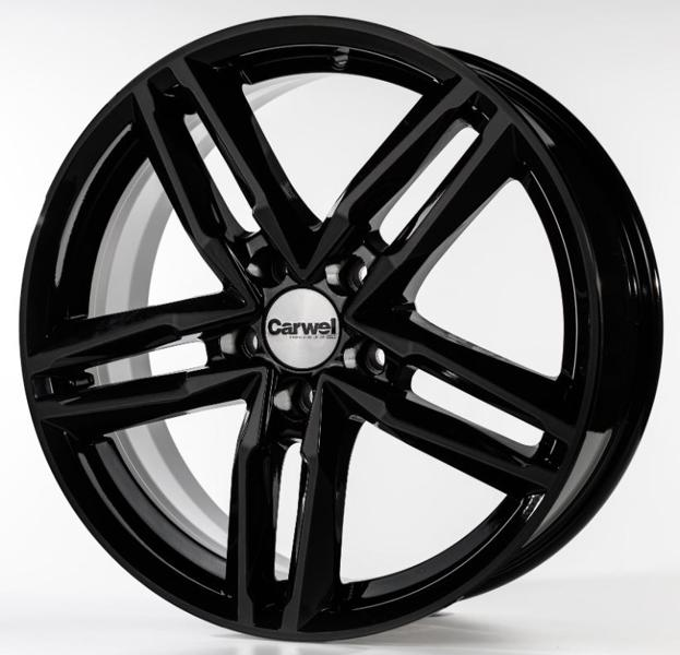 Диски Carwel Малык 7 х 17 5*114,3 Et: 40 Dia: 67.1 черный матовый