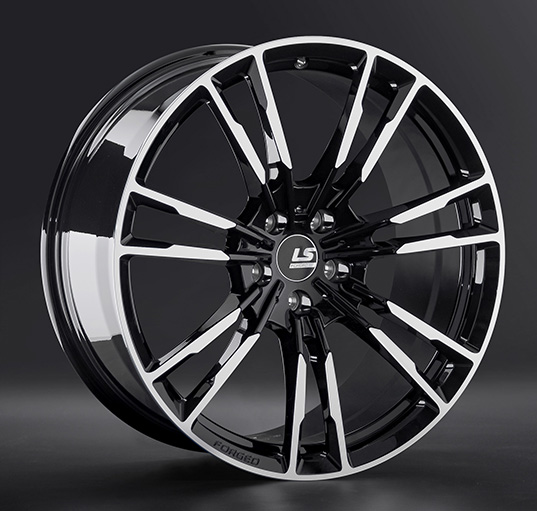 Диски LS Forged FG06 10 х 20 5*112 Et: 35 Dia: 66.6 черный полностью полированный