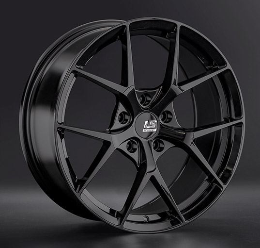 Диски LS wheels FlowForming RC66 8.5 х 18 5*120 Et: 43 Dia: 72.6 черный матовый