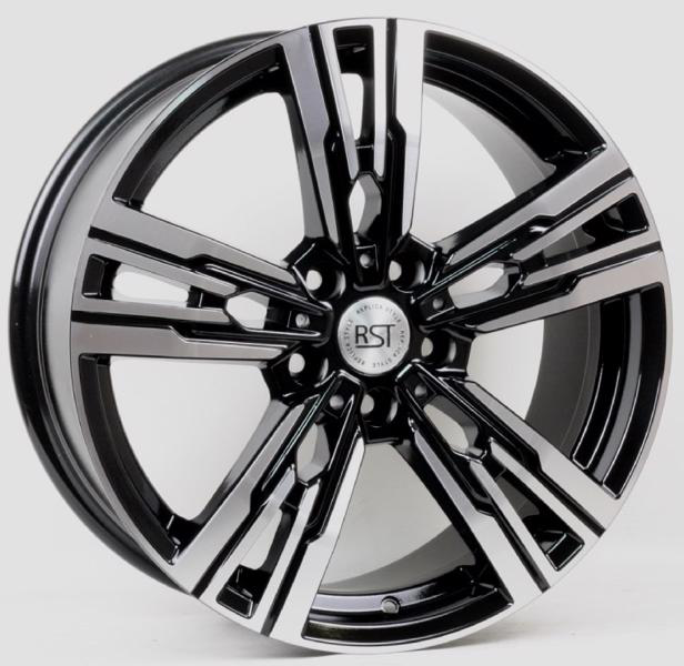 Диски RST R228 8 х 18 5*108 Et: 50 Dia: 63.4 черный с проточкой глянцевый