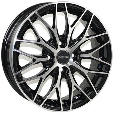 Диски NEO 576 6 х 15 4*98 Et: 35 Dia: 58.6 черный с проточкой глянцевый