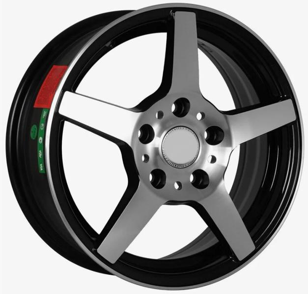 Диски Megami AF-07 6 х 15 4*100 Et: 50 Dia: 60.1 черный полностью полированный