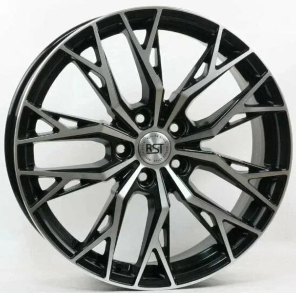 Диски RST R119 7 х 19 5*114,3 Et: 40 Dia: 64.1 черный с проточкой глянцевый