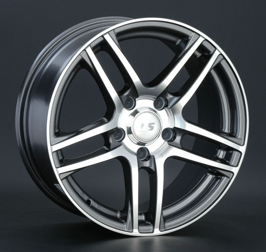 Диски LS wheels LS285 7 х 17 5*100 Et: 45 Dia: 73.1 серый с полировкой