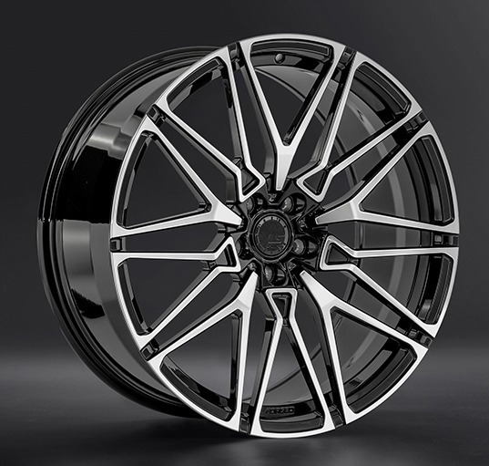 Диски LS Forged FG54 10.5 х 22 5*112 Et: 43 Dia: 66.6 черный полностью полированный