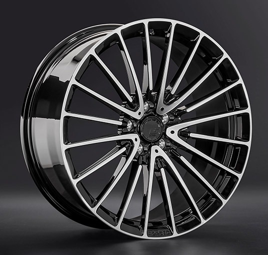 Диски LS Forged FG44 10 х 21 5*112 Et: 48 Dia: 66.6 черный полностью полированный