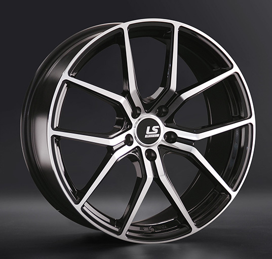 Диски LS wheels FlowForming RC47 8.5 х 19 5*114,3 Et: 45 Dia: 67.1 черный полностью полированный
