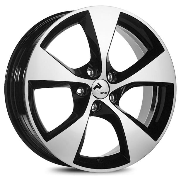 Диски RPLC Chr8 6.5 х 18 5*108 Et: 33 Dia: 60.1 черный с проточкой глянцевый