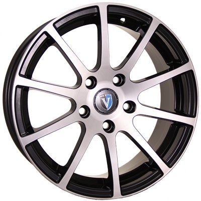 Диски VENTI 1603 6.5 х 16 4*100 Et: 42 Dia: 60.1 черный с проточкой глянцевый
