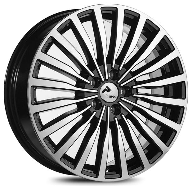 Диски RPLC Jco2 7 х 19 5*108 Et: 47 Dia: 60.1 черный с проточкой глянцевый