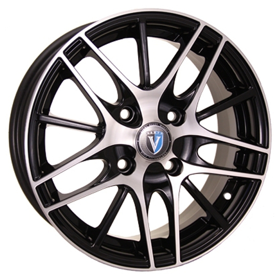 Диски VENTI 1506 6 х 15 4*100 Et: 45 Dia: 54.1 черный с проточкой глянцевый