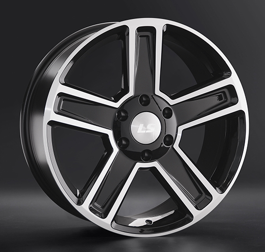 Диски LS wheels LS 1296 8 х 18 6*139,7 Et: 35 Dia: 75.1 черный полностью полированный