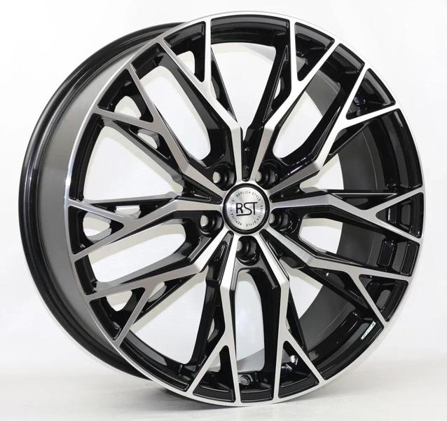 Диски RST R052 8 х 20 5*108 Et: 39 Dia: 60.1 черный с проточкой глянцевый