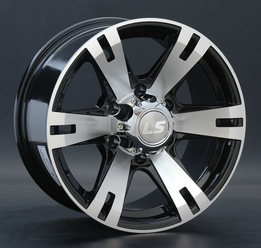 Диски LS wheels LS182 8 х 17 6*139,7 Et: 38 Dia: 100.1 черный полностью полированный
