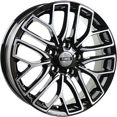 Диски NEO 781 6.5 х 17 5*114,3 Et: 40 Dia: 64.1 черный с проточкой глянцевый