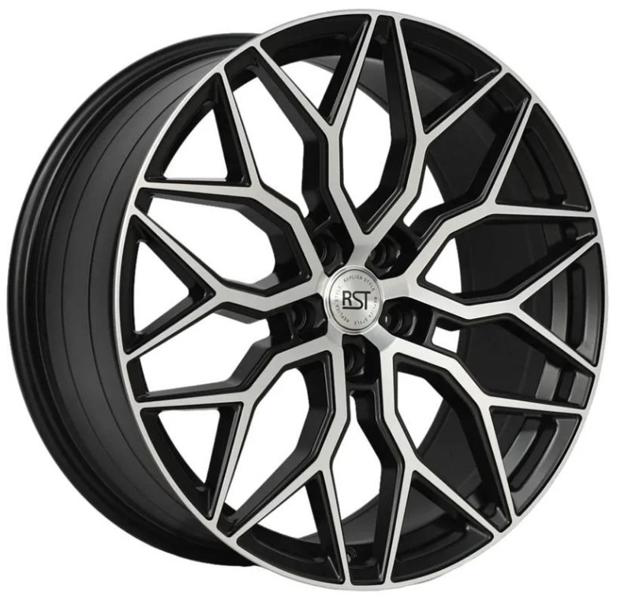 Диски RST R2104FF 9 х 21 5*120 Et: 45 Dia: 62.5 черный с проточкой матовый