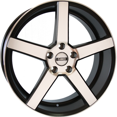 Диски NEO V03 6 х 15 4*100 Et: 40 Dia: 60.1 черный с проточкой глянцевый