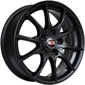 Диски ALCASTA M22 6 х 15 5*100 Et: 38 Dia: 57.1 черный матовый