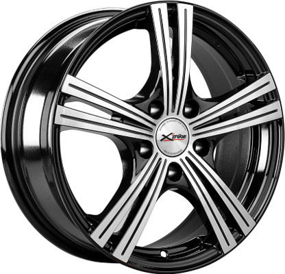 Диски X'trike X-112 6.5 х 16 5*114,3 Et: 40 Dia: 66.1 черный с проточкой глянцевый