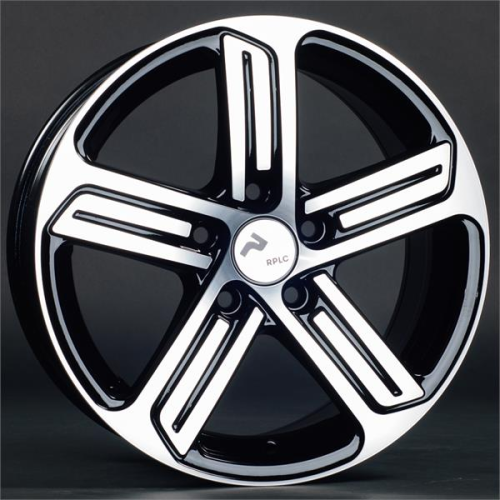 Диски RPLC VW91 7 х 16 5*112 Et: 45 Dia: 57.1 черный с проточкой глянцевый