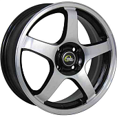 Диски CROSS STREET СR-14 5.5 х 14 4*98 Et: 35 Dia: 58.6 черный полностью полированный