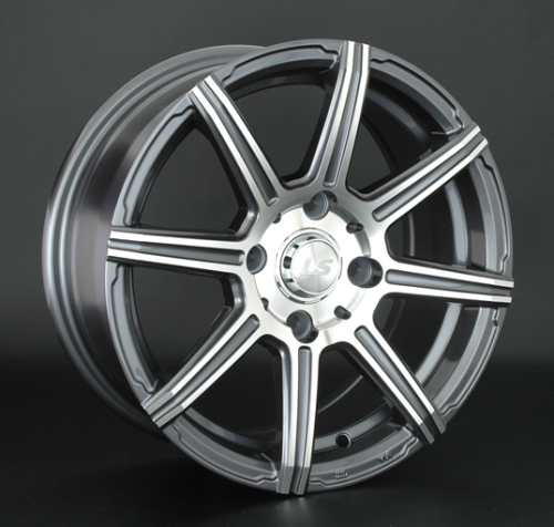 Диски LS wheels LS571 7 х 16 4*100 Et: 40 Dia: 73.1 серый с полировкой