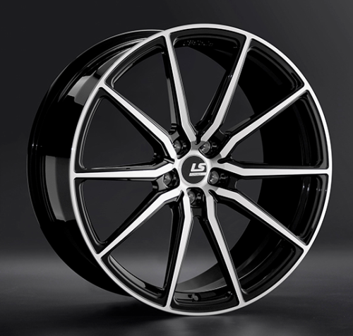Диски LS Forged FG01 11 х 21 5*112 Et: 42 Dia: 66.6 черный полностью полированный