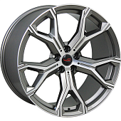 Диски Replica Concept B537 10.5 х 20 5*112 Et: 40 Dia: 66.6 серый с полировкой